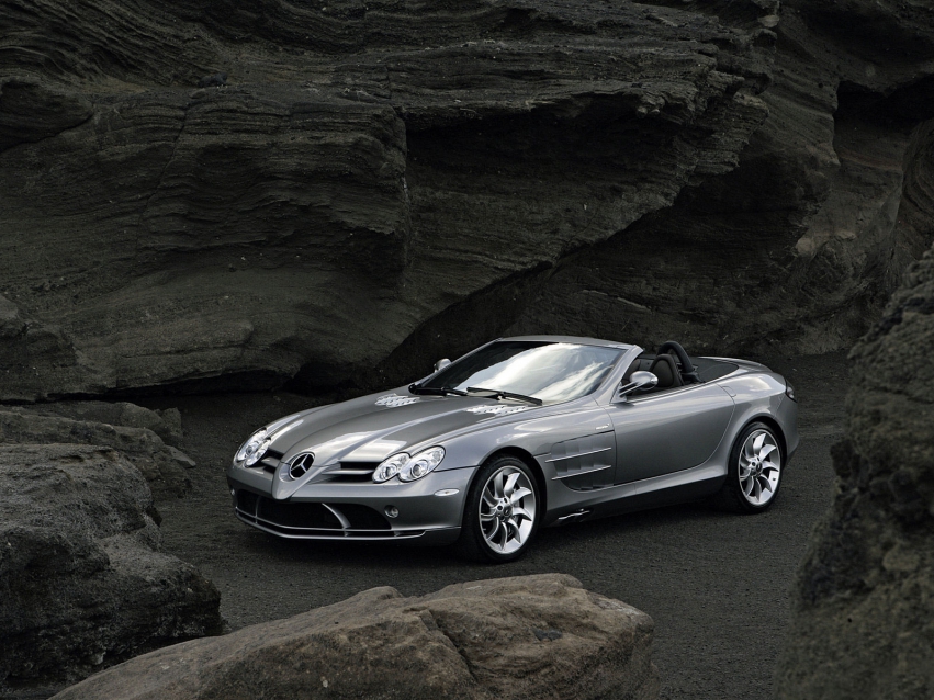 Авто обои Mercedes-Benz Mercedes-Benz SLR McLaren Roadster (2008) 