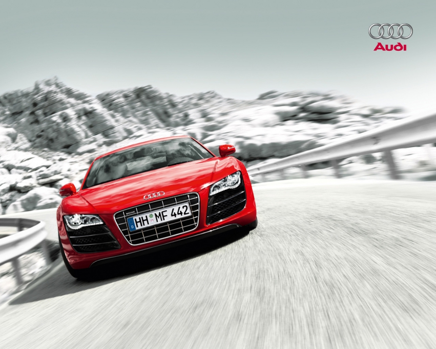 Авто обои Audi Audi R8 V10 2010