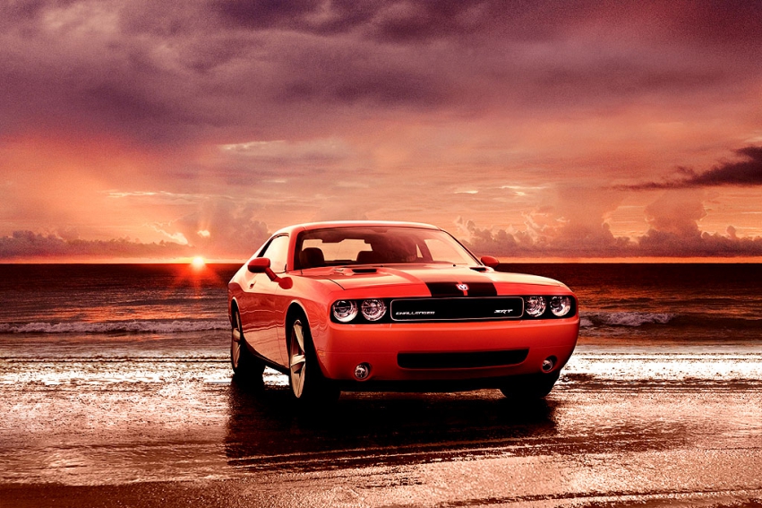 Авто обои Dodge 2008 Dodge Challenger SRT8 