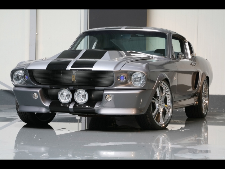 Авто обои Ford Wheelsandmore Mustang Shelby GT500 Eleanor 2009