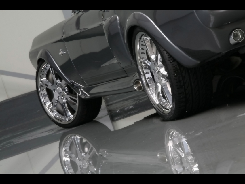 Авто обои Ford Wheelsandmore Mustang Shelby GT500 Eleanor 2009