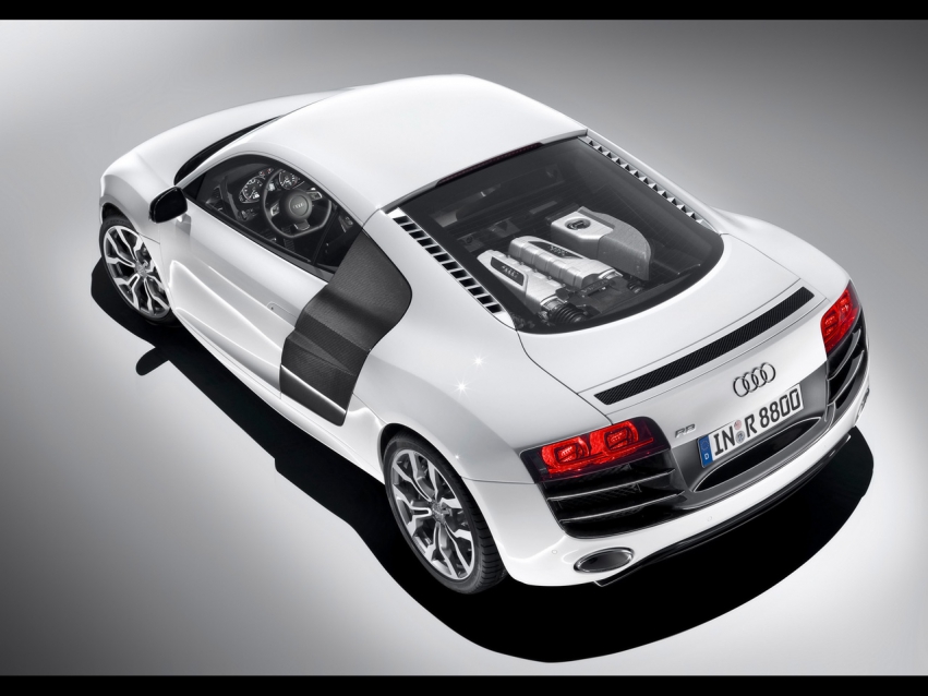 Авто обои Audi 2009 Audi R8 5.2 FSI quattro