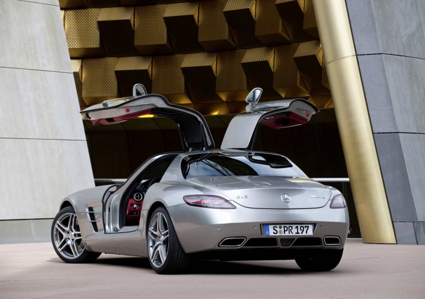 Авто обои Mercedes-Benz SLS AMG 2010