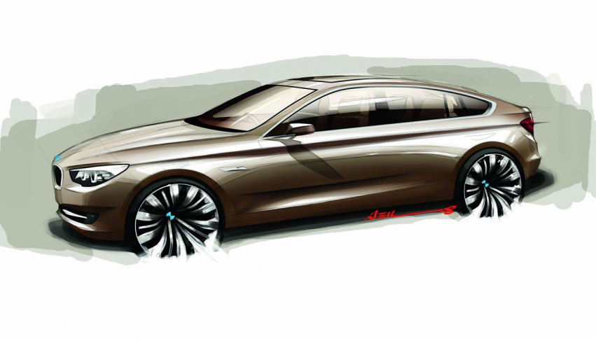 Авто обои BMW BMW 5 Series Gran Turismo concept