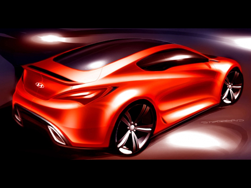 Авто обои Hyundai Hyundai Genesis Coupe Concept (2007)