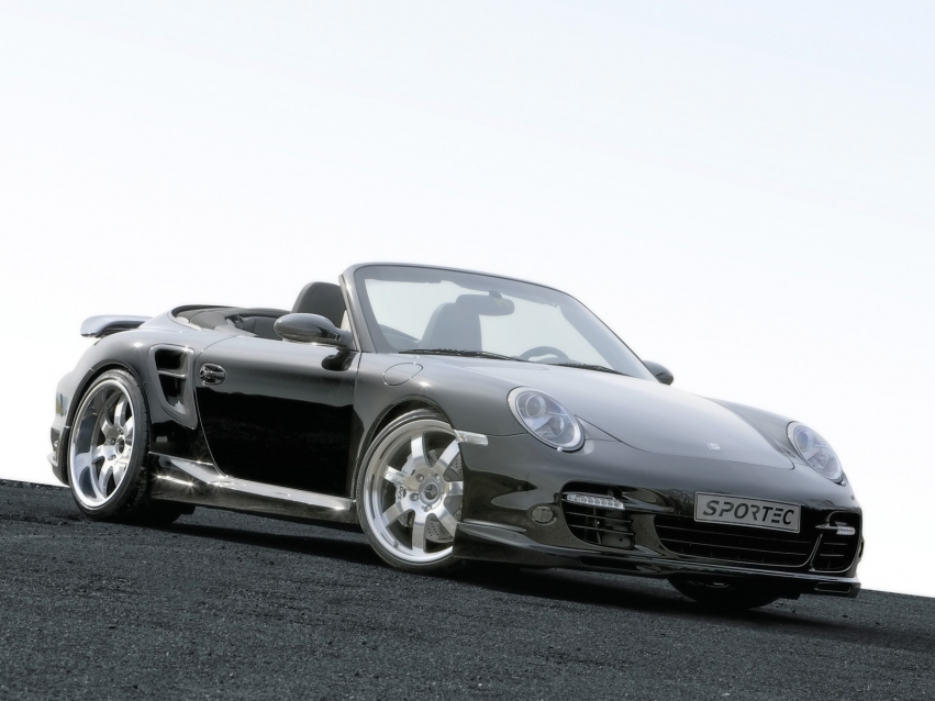 Авто обои Porsche 2008 Sportec SP600 Porsche 911 Turbo Convertible