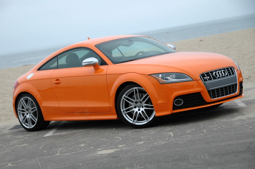 Авто обои Audi TTS in orange