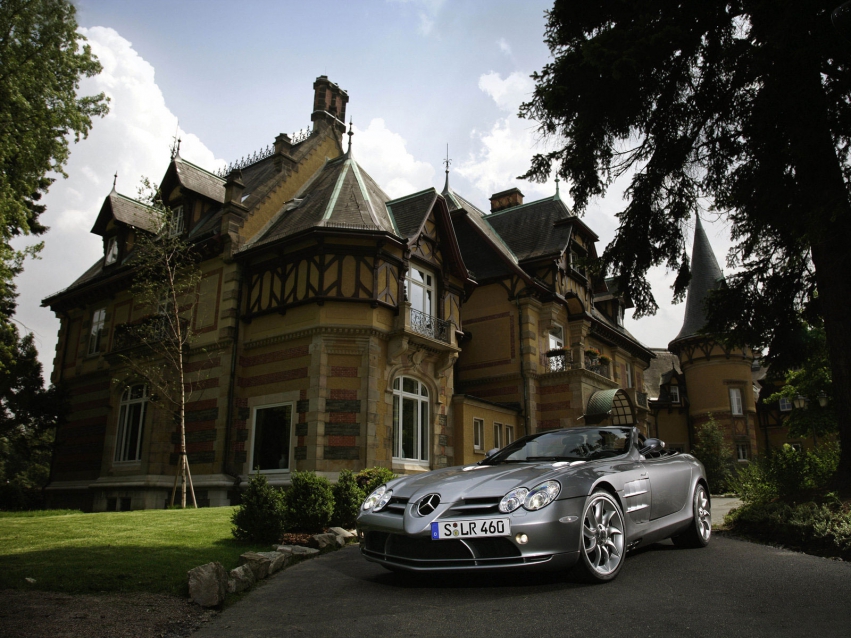 Авто обои Mercedes-Benz Mercedes-Benz SLR McLaren Roadster (2008)