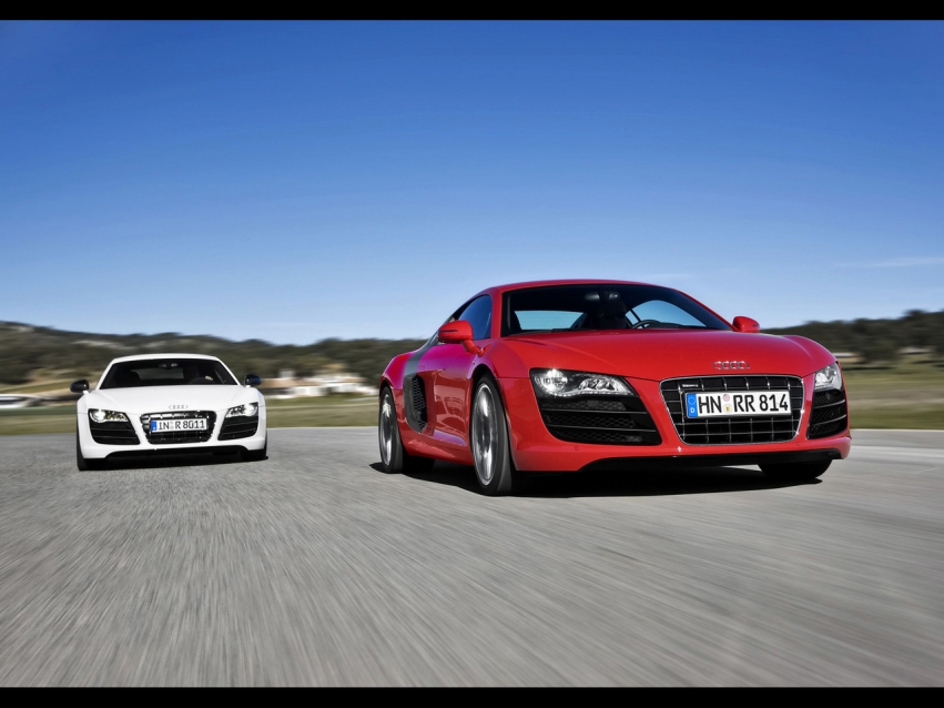 Авто обои Audi 2009 Audi R8 5.2 FSI quattro