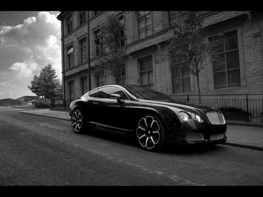 Авто обои Bentley 2008 Project Kahn Bentley GTS Black Edition