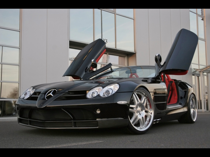 Авто обои Mercedes-Benz 2008 Brabus Mercedes-Benz SLR Roadster McLaren