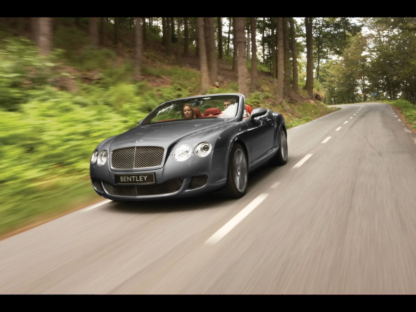 Авто обои Bentley Bentley Continental GTC Speed 2009