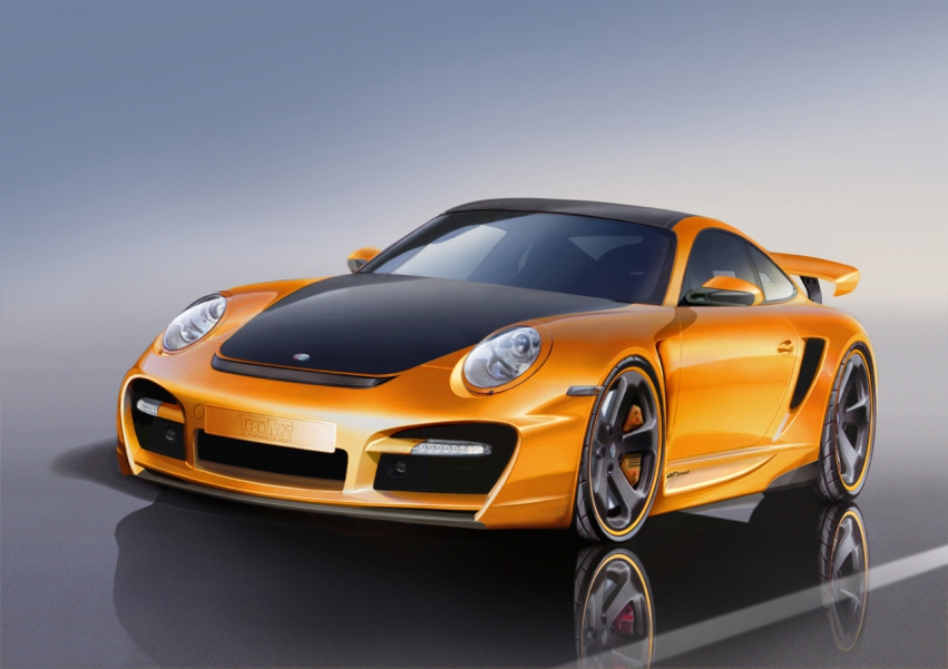 Авто обои Porsche Digital Renderings