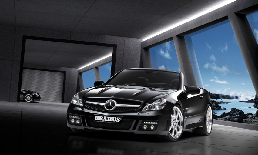 Авто обои Mercedes-Benz 2009 BRABUS SL