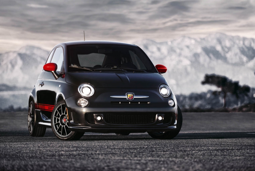 Авто обои Fiat 500 Abarth 2012