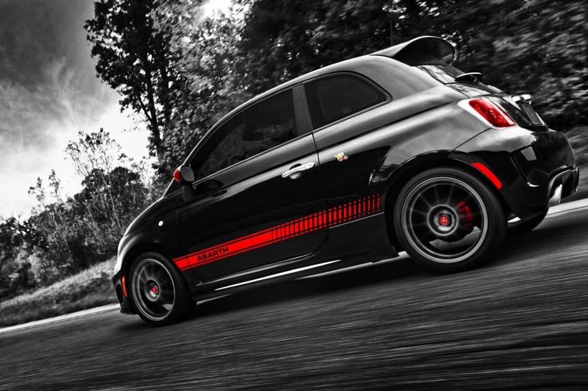 Авто обои Fiat 500 Abarth 2012