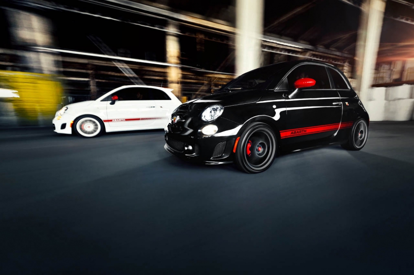 Авто обои Fiat 500 Abarth 2012