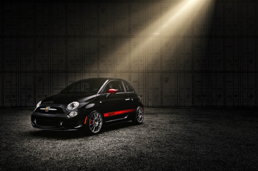 Авто обои Fiat 500 Abarth 2012