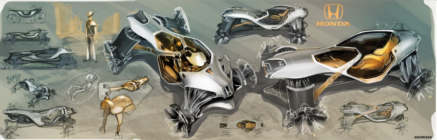 Авто обои Honda Intelligent Horse: 2011 LA Design Challenge