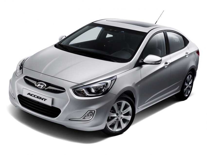 Авто обои Hyundai Accent Sedan 2010