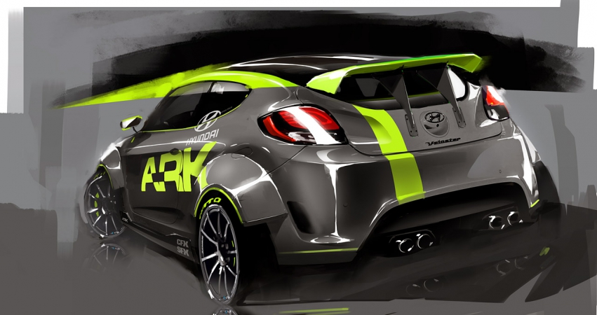 Авто обои Hyundai Ark performance veloster