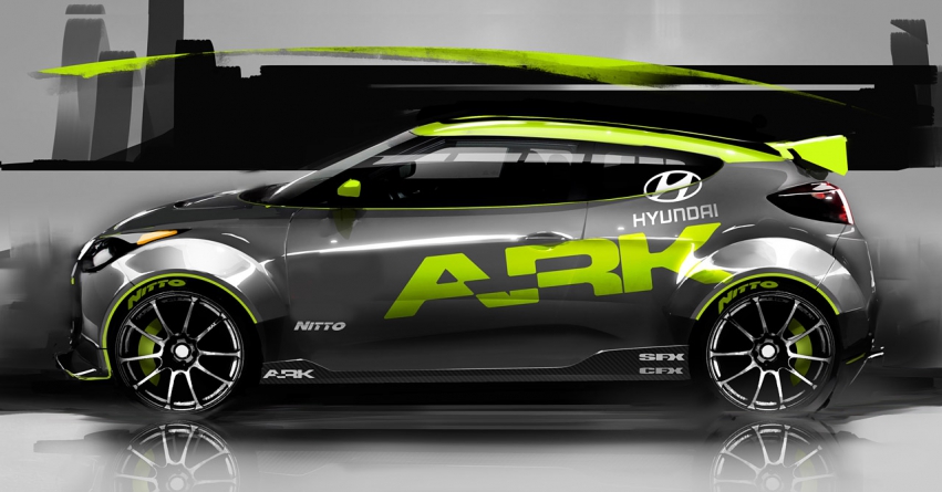 Авто обои Hyundai Ark performance veloster