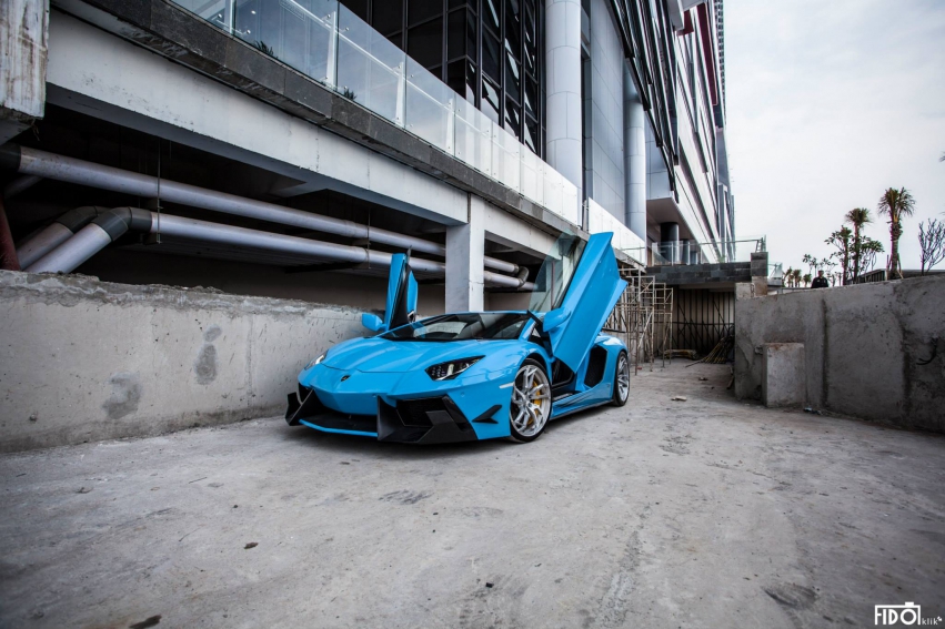 Авто обои Lamborghini Aventador 2013 by Premier Autowerkz