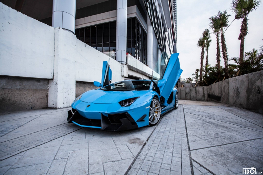 Авто обои Lamborghini Aventador 2013 by Premier Autowerkz