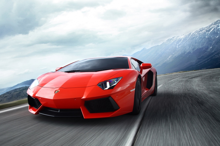 Авто обои Lamborghini Aventador LP700-4 2012