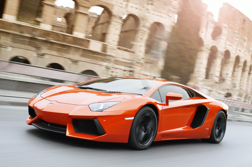 Авто обои Lamborghini Aventador LP700-4 2012