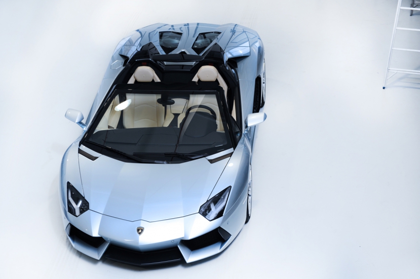 Авто обои Lamborghini Aventador LP700-4 Roadster 2012