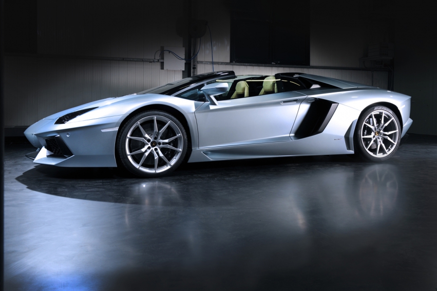 Авто обои Lamborghini Aventador LP700-4 Roadster 2012