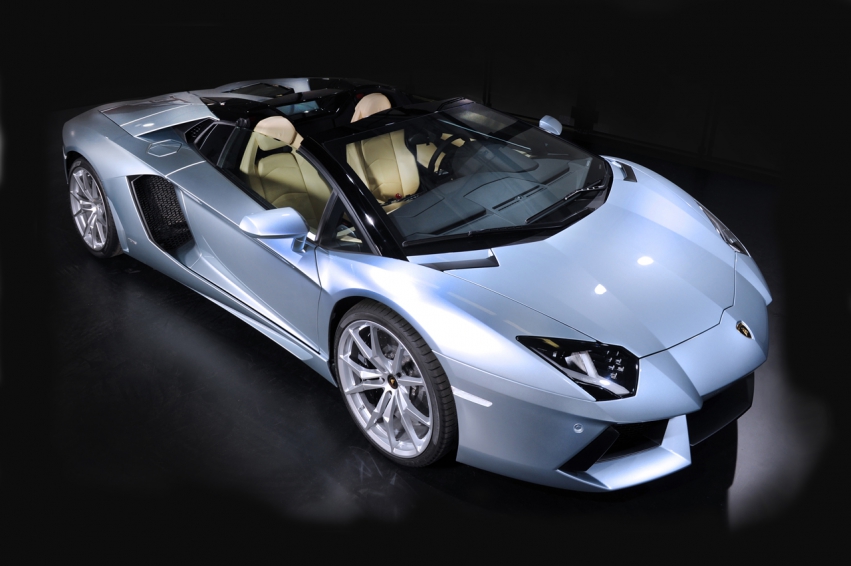 Авто обои Lamborghini Aventador LP700-4 Roadster 2012