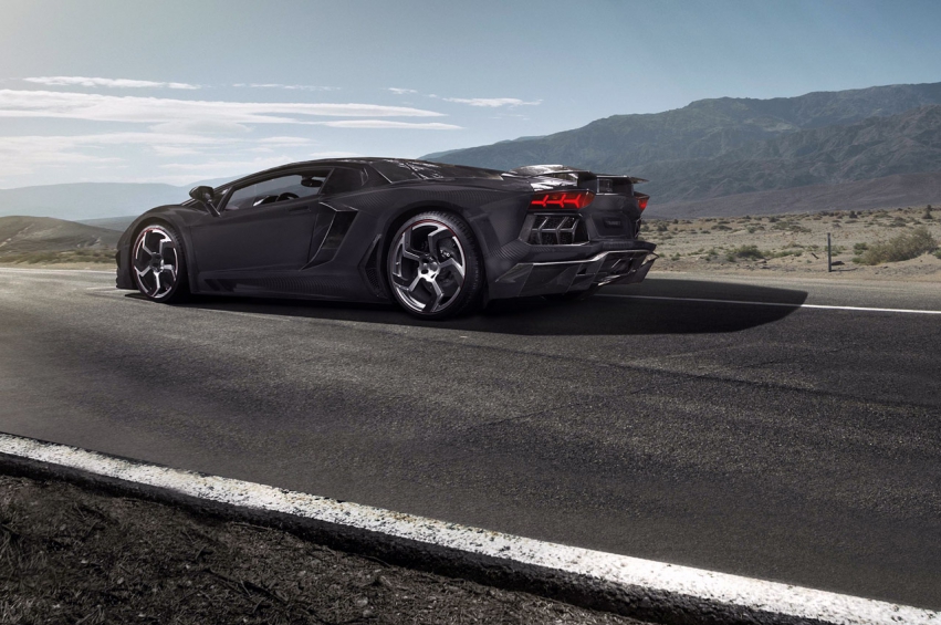 Авто обои Lamborghini Aventador Mansory Carbonado