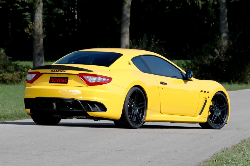 Авто обои Maserati GT MC Novitec Tridente Stradale 2012