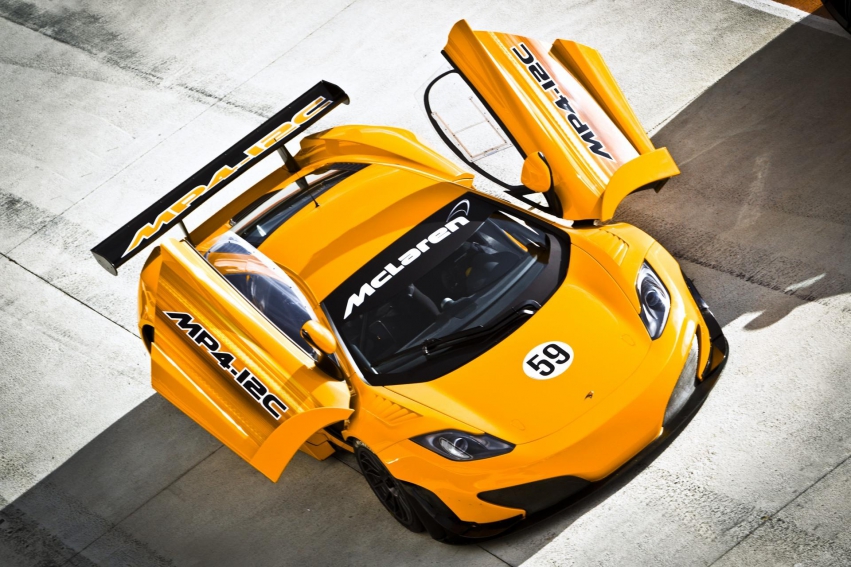 Авто обои McLaren MP4-12C GT3 2011