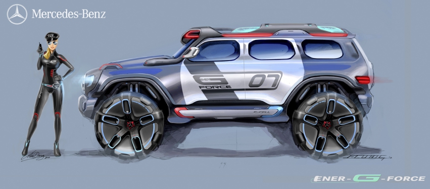 Авто обои Mercedes-Benz Ener-G-Force concept 2012