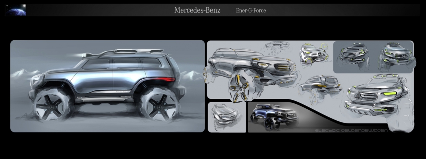 Авто обои Mercedes-Benz Ener-G-Force concept 2012