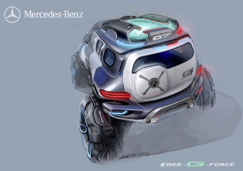 Авто обои Mercedes-Benz Ener-G-Force concept 2012