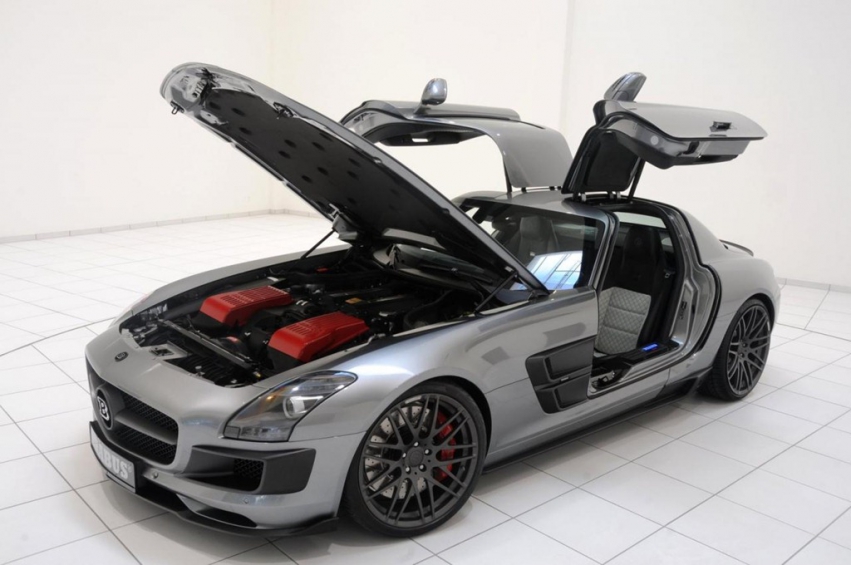 Авто обои Mercedes-Benz SLS AMG BRABUS 700 Biturbo