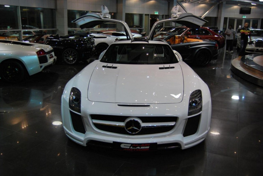 Авто обои Mercedes-Benz SLS AMG FAB Design