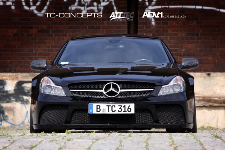 Авто обои Mercedes-Benz SL65 AMG Black Series TC-Concepts