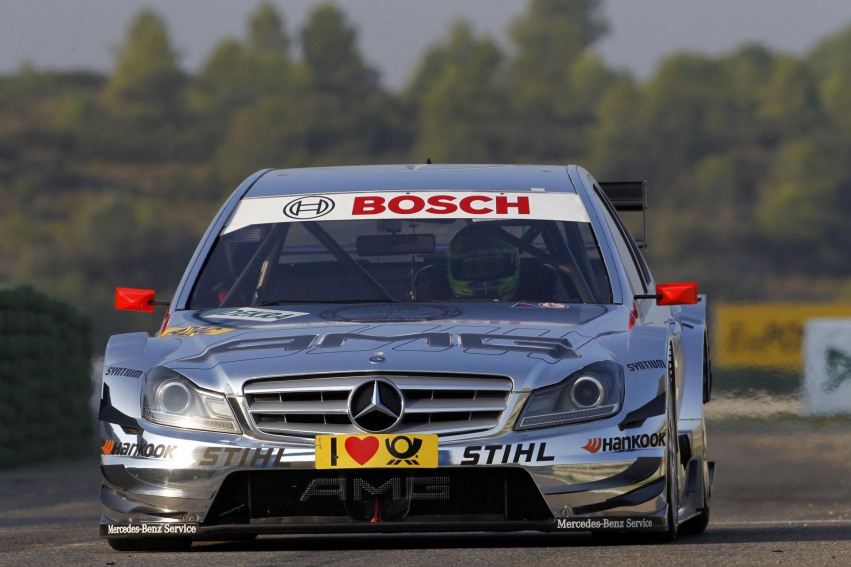 Авто обои Mercedes-Benz DTM AMG Mercedes C-Coupe 2012