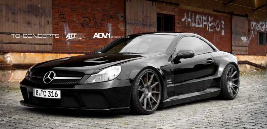 Авто обои Mercedes-Benz SL65 AMG Black Series TC-Concepts