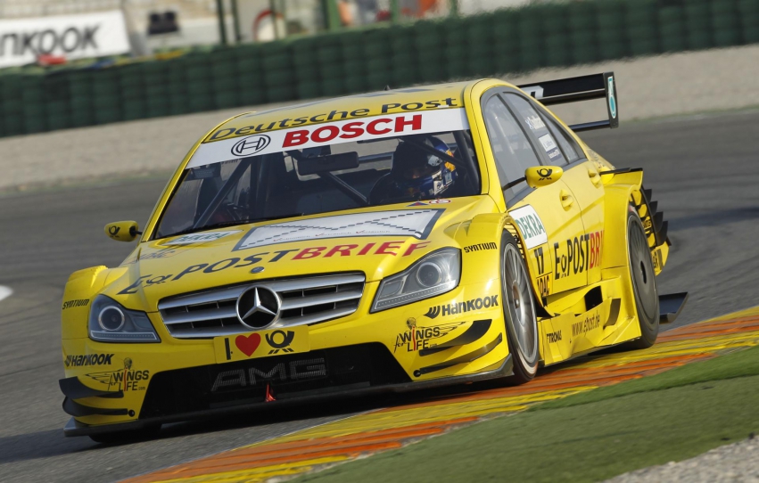 Авто обои Mercedes-Benz DTM AMG Mercedes C-Coupe 2012