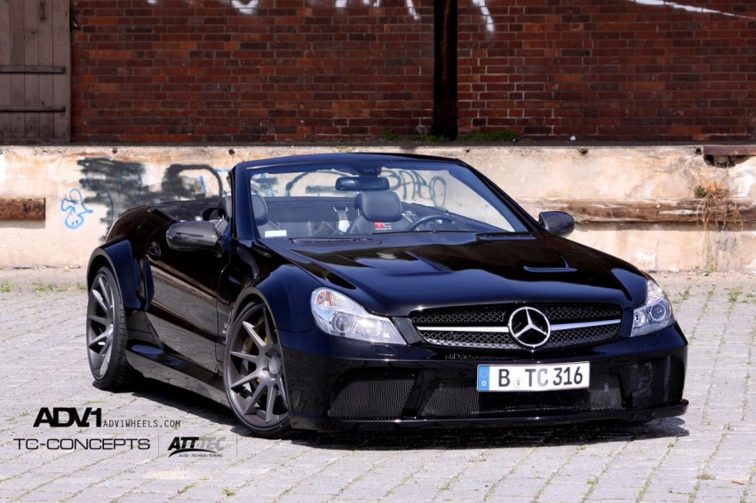 Авто обои Mercedes-Benz SL65 AMG Black Series TC-Concepts