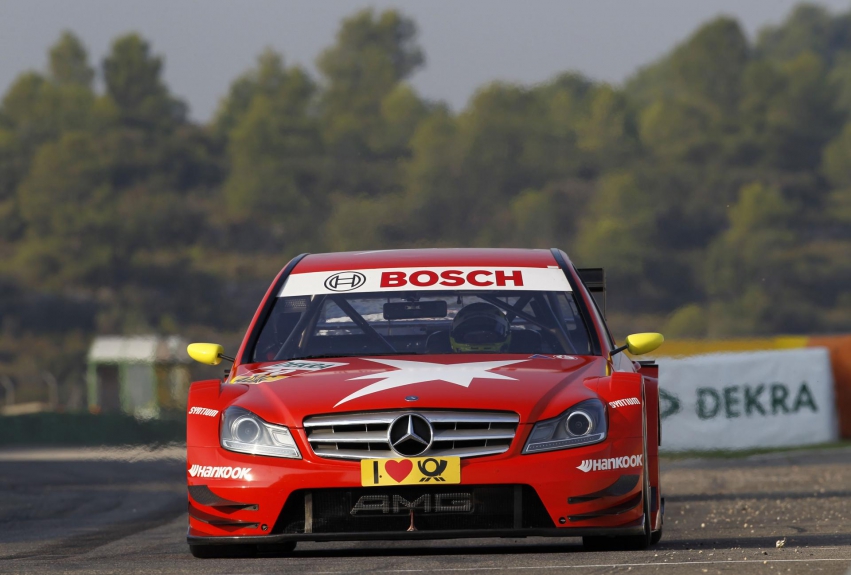 Авто обои Mercedes-Benz DTM AMG Mercedes C-Coupe 2012