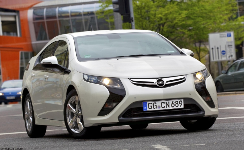 Авто обои Opel Ampera 2012