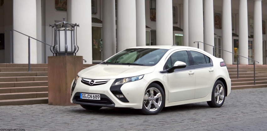 Авто обои Opel Ampera 2012