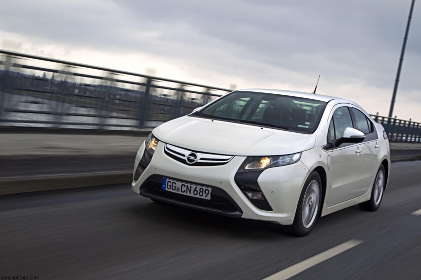 Авто обои Opel Ampera 2012